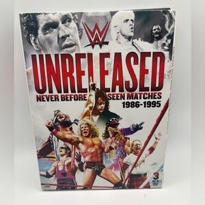 WWE Unreleased Never Before Seen Matches 1986-1995 3 Disc DVD Set Wrestling